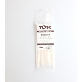 Tork TKB-200M 100 Adet 2.5x203 mm Beyaz Kablo Bağı