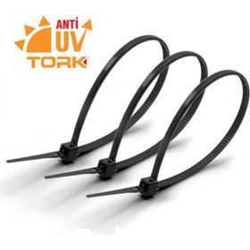 Tork TKBUV-300H 100 Adet 7.6x300 mm Ultraviyole Kablo Bağı