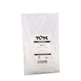 Tork TKE-2 100 Adet 44x19 mm Kablo Bağı Etiket Taşıyıcı 10