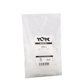 Tork TKE-2 100 Adet 44x19 mm Kablo Bağı Etiket Taşıyıcı 10