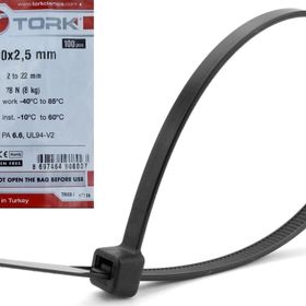 Tork Trk-100-25b Siyah 100'lü Kablo Bağı