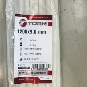 Tork TRK-1200-90W Beyaz 100'lü Kablo Bağı