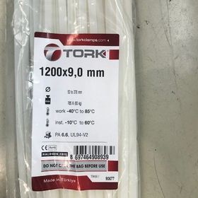 Tork TRK-1200-90W Beyaz 100'lü Kablo Bağı