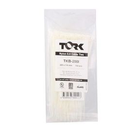 Tork TRK-370-7,5 mm 84874 Beyaz 100'lü Kablo Bağı
