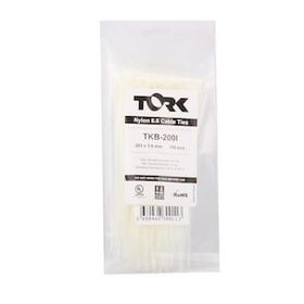 Tork TRK-750-7,5 mm Beyaz 100'lü Kablo Bağı