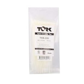 Tork TRK-750-7,5 mm Beyaz 100'lü Kablo Bağı