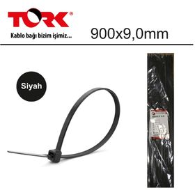 Tork TRK-900-9,0 mm Siyah 100'lü Kablo Bağı