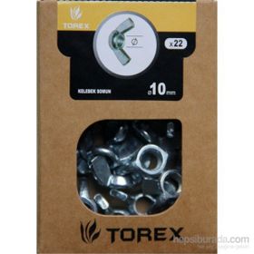 Toros DIN315 22 Adet 10 mm Kelebek Somun