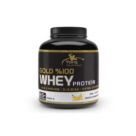 Torq Nutrition Gold Whey Muz Aromalı 2300 gr Protein Tozu
