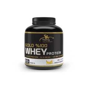 Torq Nutrition Gold Whey Muz Aromalı 2300 gr Protein Tozu