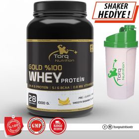 Torq Nutrition Gold Whey Protein Muz Aromalı 1000 gr Protein Tozu