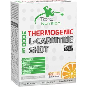 Torq Nutrition Thermogenic L-Carnitine Portakal Aromalı 8x3000 mg Shot