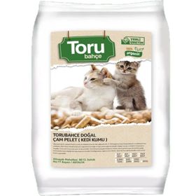 Toru Bahçe 10 lt 5/6 kg Çam Pellet Doğal Kedi Kumu