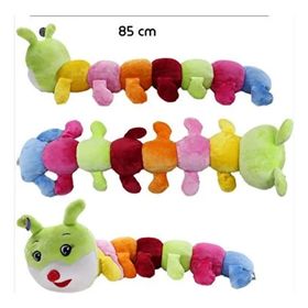 Toru Toys 85 cm Renkli Tırtıl Peluş Oyuncak