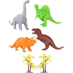 ToruToys 713 Toy Play 14-18 cm 6 Parça Dinozor Figür Seti