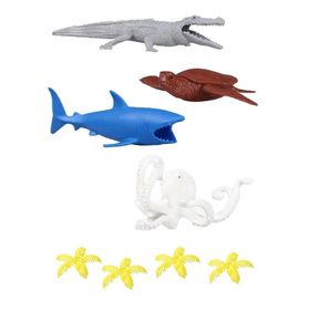 ToruToys 720 Toy Play 6 Parça 10-20 cm Deniz Canlıları Figür Seti