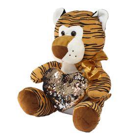 ToruToys Kalpli Kaplan 35 cm Peluş Oyuncak