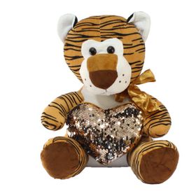 ToruToys Kalpli Kaplan 35 cm Peluş Oyuncak
