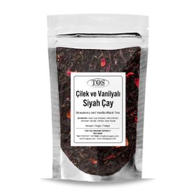 TOS 40 Çilek ve Vanilyalı Siyah Çay
