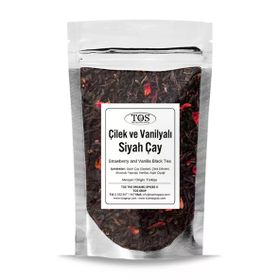 TOS 40 gr Çilek ve Vanilyalı Siyah Çay