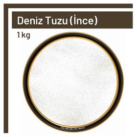 Tos The Organic Spices 1 kg 1. Kalite Doğal İnce Deniz Tuzu