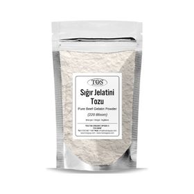 Tos The Organic Spices 100 gr 220 Bloom Saf Sığır Jelatini Tozu