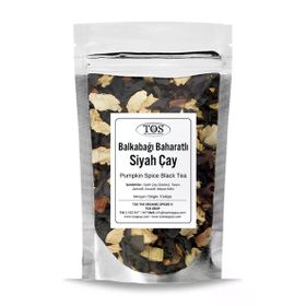 TOS The Organic Spices 100 gr Balkabağı Baharatlı Siyah Çay