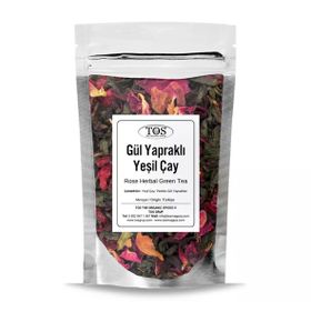 TOS The Organic Spices 100 gr Gül Bitkisel Yeşil Çay