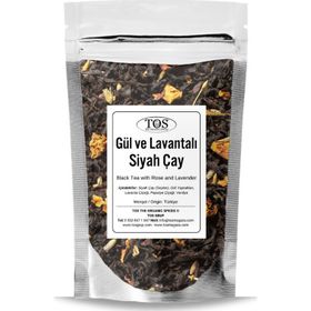 TOS The Organic Spices 100 gr Gül ve Lavantalı Siyah Çay