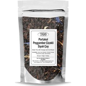 TOS The Organic Spices 100 gr Portakal ve Peygamber Çiçekli Siyah Çay