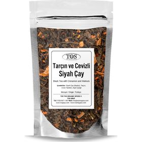 TOS The Organic Spices 100 gr Tarçın ve Cevizli Siyah Çay