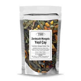 TOS The Organic Spices 100 gr Zerdeçallı Mangolu Yeşil Çay