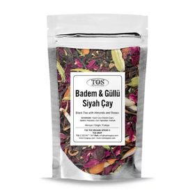 TOS The Organic Spices 250 gr Badem ve Güllü Siyah Çay