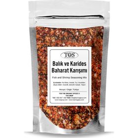 TOS The Organic Spices 250 gr Balık ve Karides Baharat Karışımı