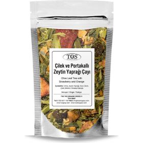 TOS The Organic Spices 250 gr Çilek ve Portakallı Zeytin Yaprağı Çayı