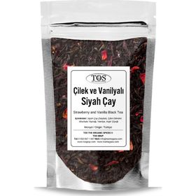 TOS The Organic Spices 250 gr Çilek ve Vanilyalı Siyah Çay