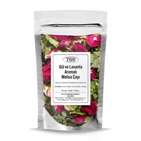TOS The Organic Spices 250 gr Gül ve Lavanta Aromalı Melisa Çayı