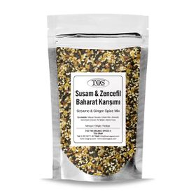 TOS The Organic Spices 250 gr Kızarmış Susam & Zencefil Baharat Karışımı