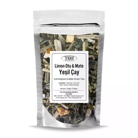 TOS The Organic Spices 250 gr Limon Otu & Mate Yeşil Çay