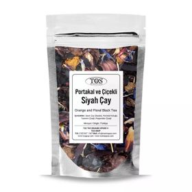 TOS The Organic Spices 250 gr Portakal ve Çiçekli Siyah Çay