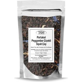 TOS The Organic Spices 250 gr Portakal ve Peygamber Çiçekli Siyah Çay