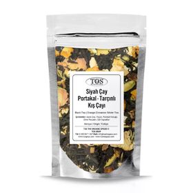 TOS The Organic Spices 250 gr Siyah Çay | Portakal -Tarçınlı Kış Çayı