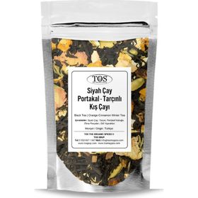 TOS The Organic Spices 250 gr Siyah Çay | Portakal -Tarçınlı Kış Çayı