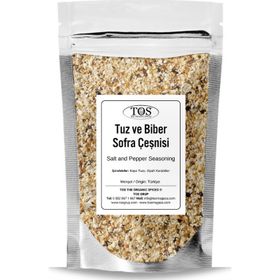 TOS The Organic Spices 250 gr Tuz ve Biber Sofra Çeşnisi