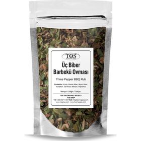TOS The Organic Spices 250 gr Üç Biber Barbekü Ovması