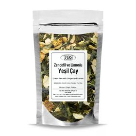 TOS The Organic Spices 250 gr Zencefilli Limonlu Yeşil Çay