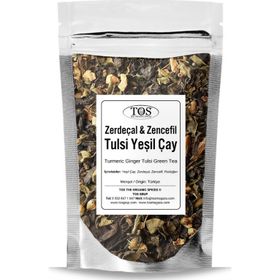 TOS The Organic Spices 250 gr Zerdeçal Zencefil Tulsi Yeşil Çay