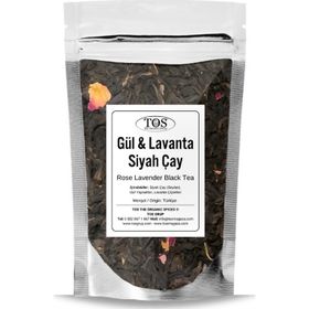 TOS The Organic Spices 250 Gül Lavanta Siyah Çay