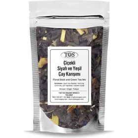 Tos The Organic Spices 40 Çiçekli Siyah ve Yeşil Karışımı