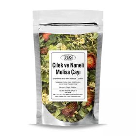 Tos The Organic Spices 40 gr Çilek ve Naneli Melisa Çay Karışımı